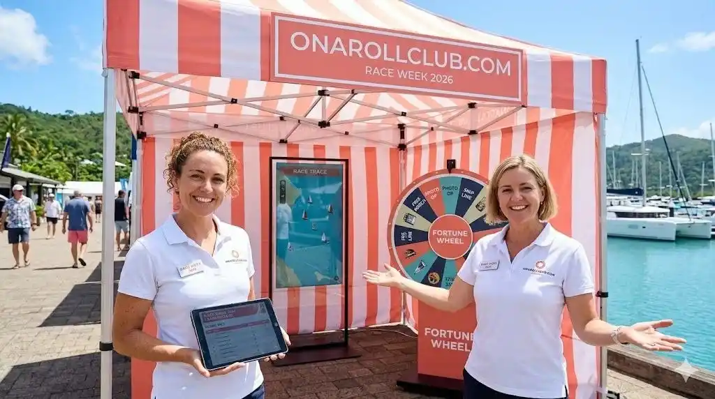 Crowd at the ONAROLLCLUB tent